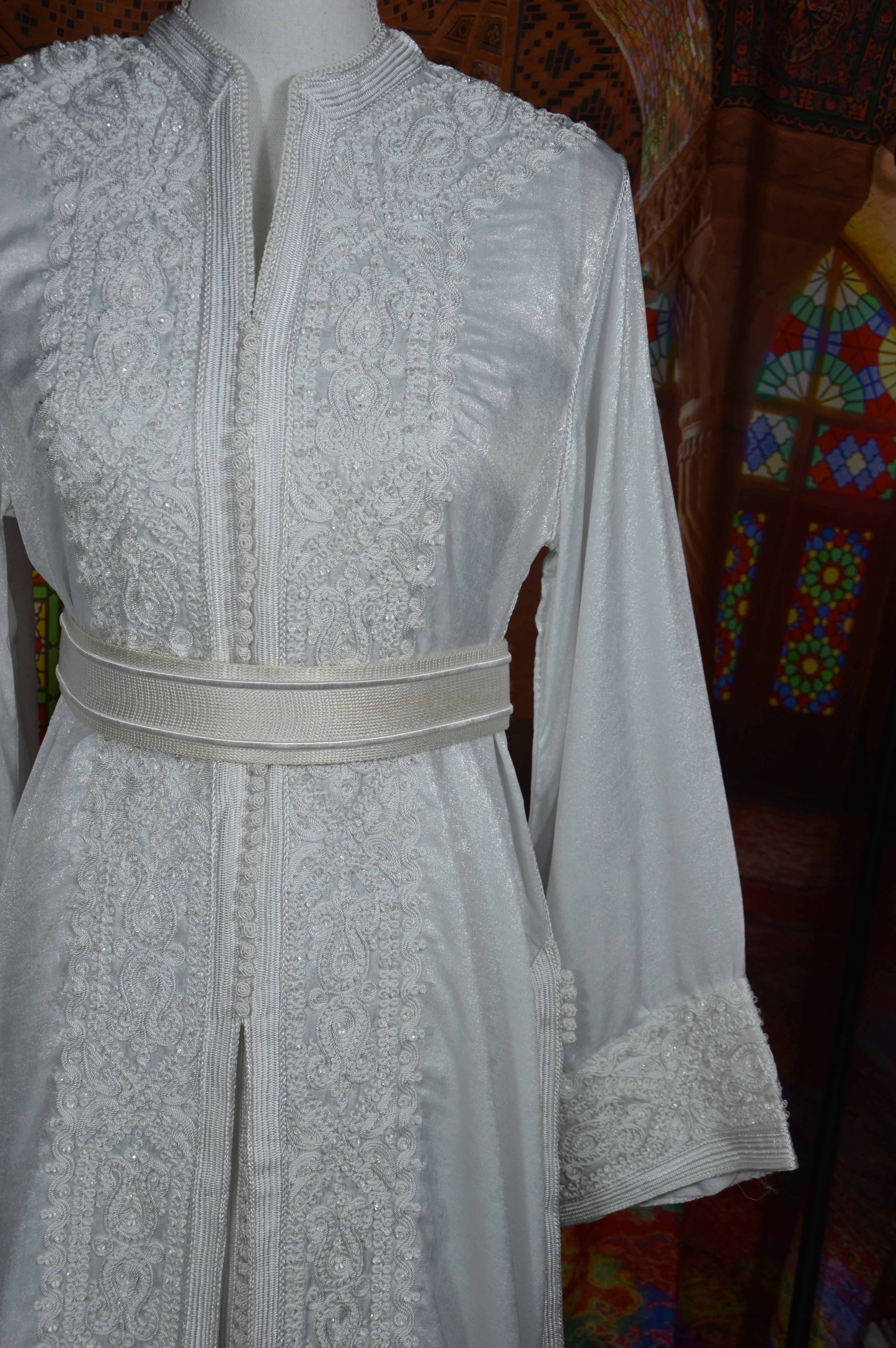 Takchita Blanche - Caftan Marocain de Luxe
