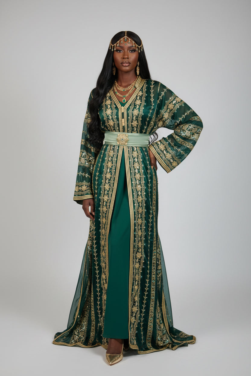Caftan SARIA Émeraude