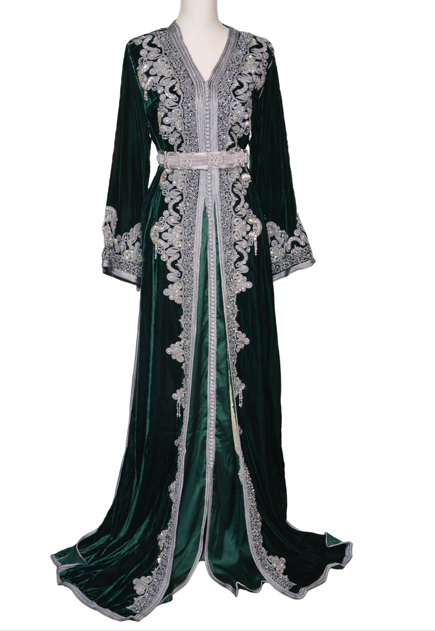 Takchita Velours Vert Royal – zeynaya prestige