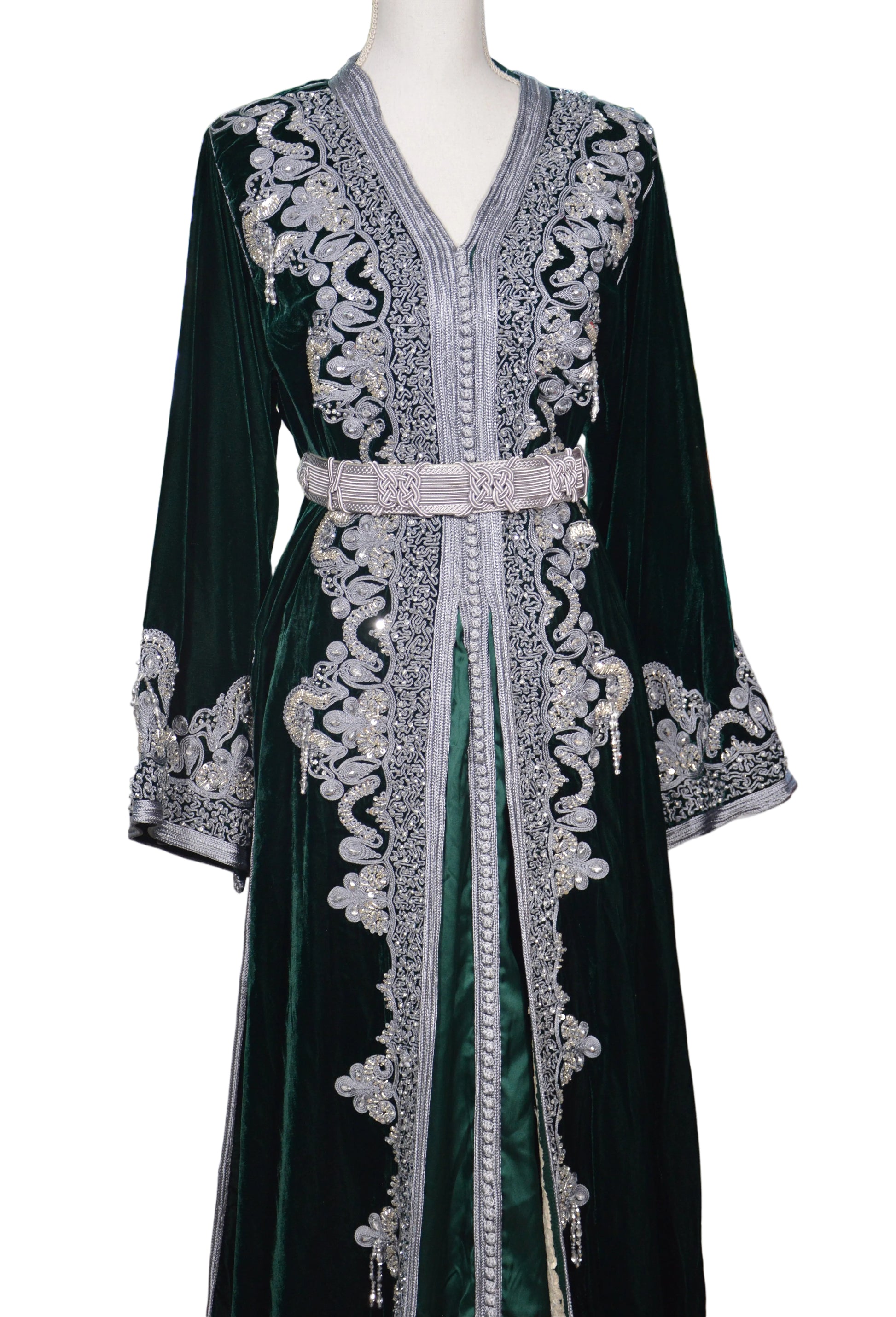Takchita Velours Vert Royal – zeynaya prestige