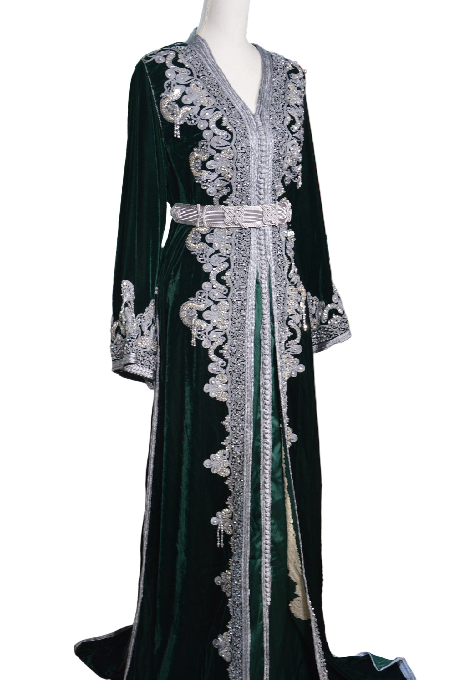 Takchita Velours Vert Royal – zeynaya prestige