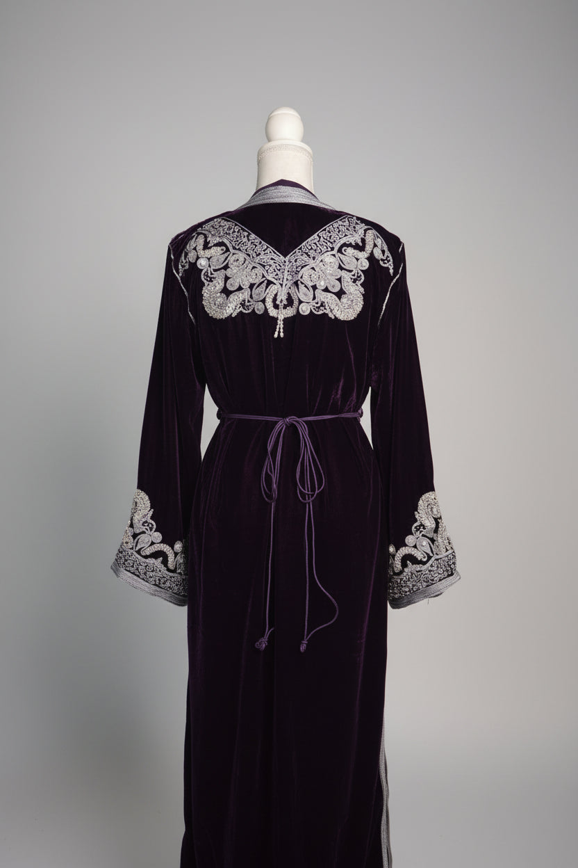 Takchita Velours Violet - zeynaya prestige