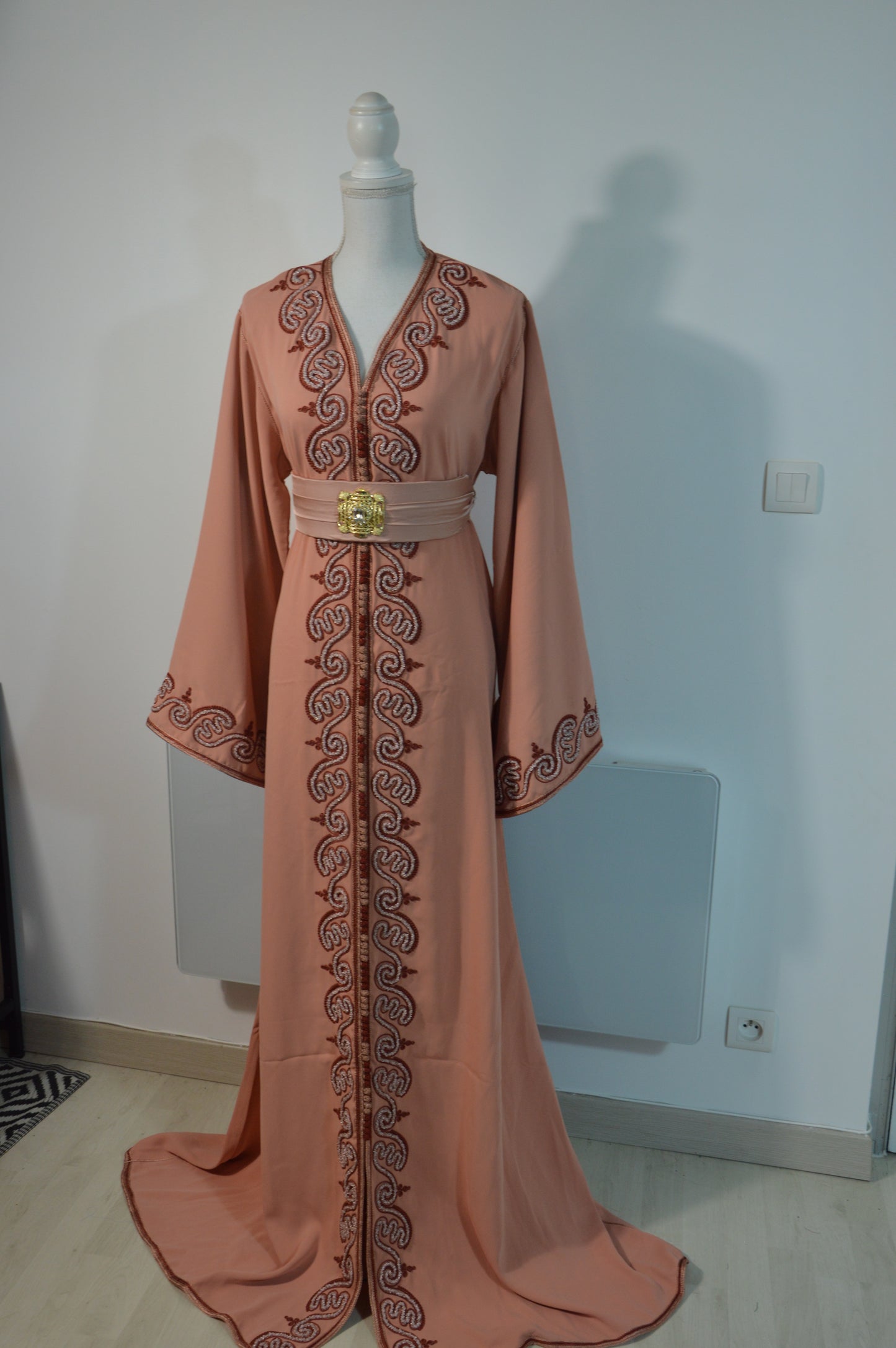 Caftan SOUMAYA saumon