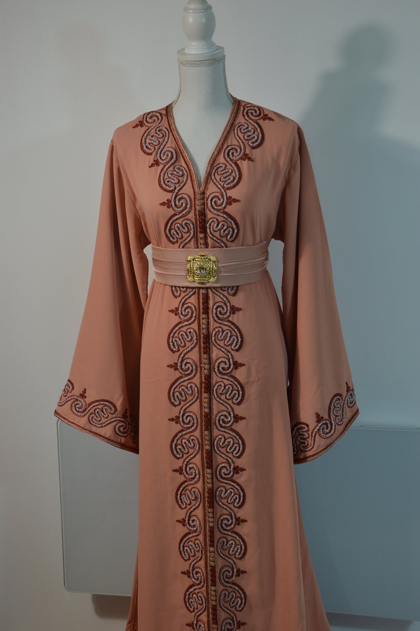 Caftan SOUMAYA saumon