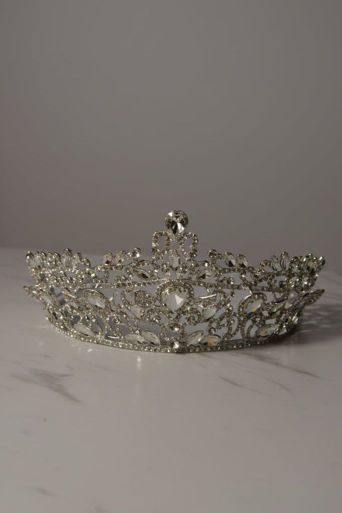 Couronne Argent – Accessoire de Cérémonie Artisanal