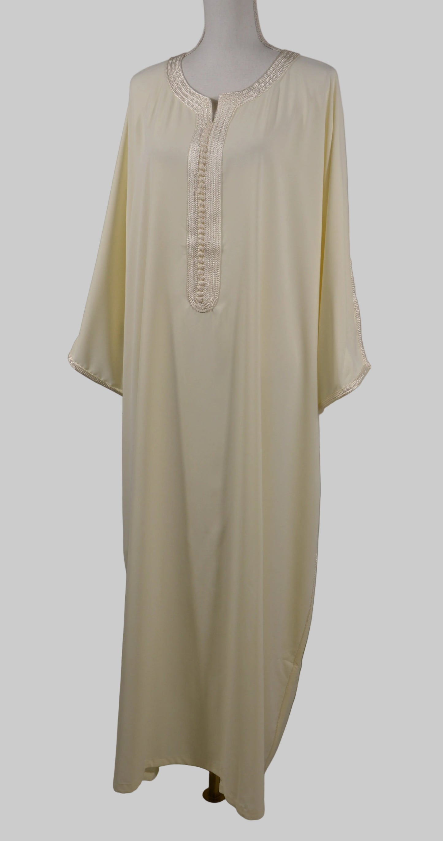 Gandoura Eclat Crêpe Ivoire - zeynaya prestige