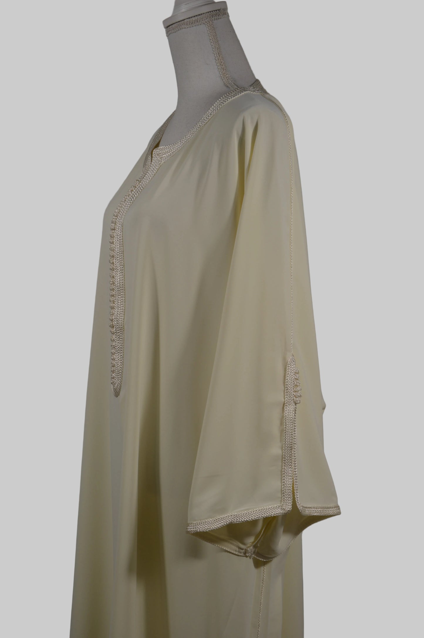Gandoura Eclat Crêpe Ivoire - zeynaya prestige