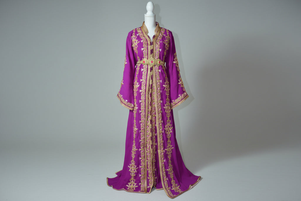 Takchita Fuschia Perle - Luxe Artisanal