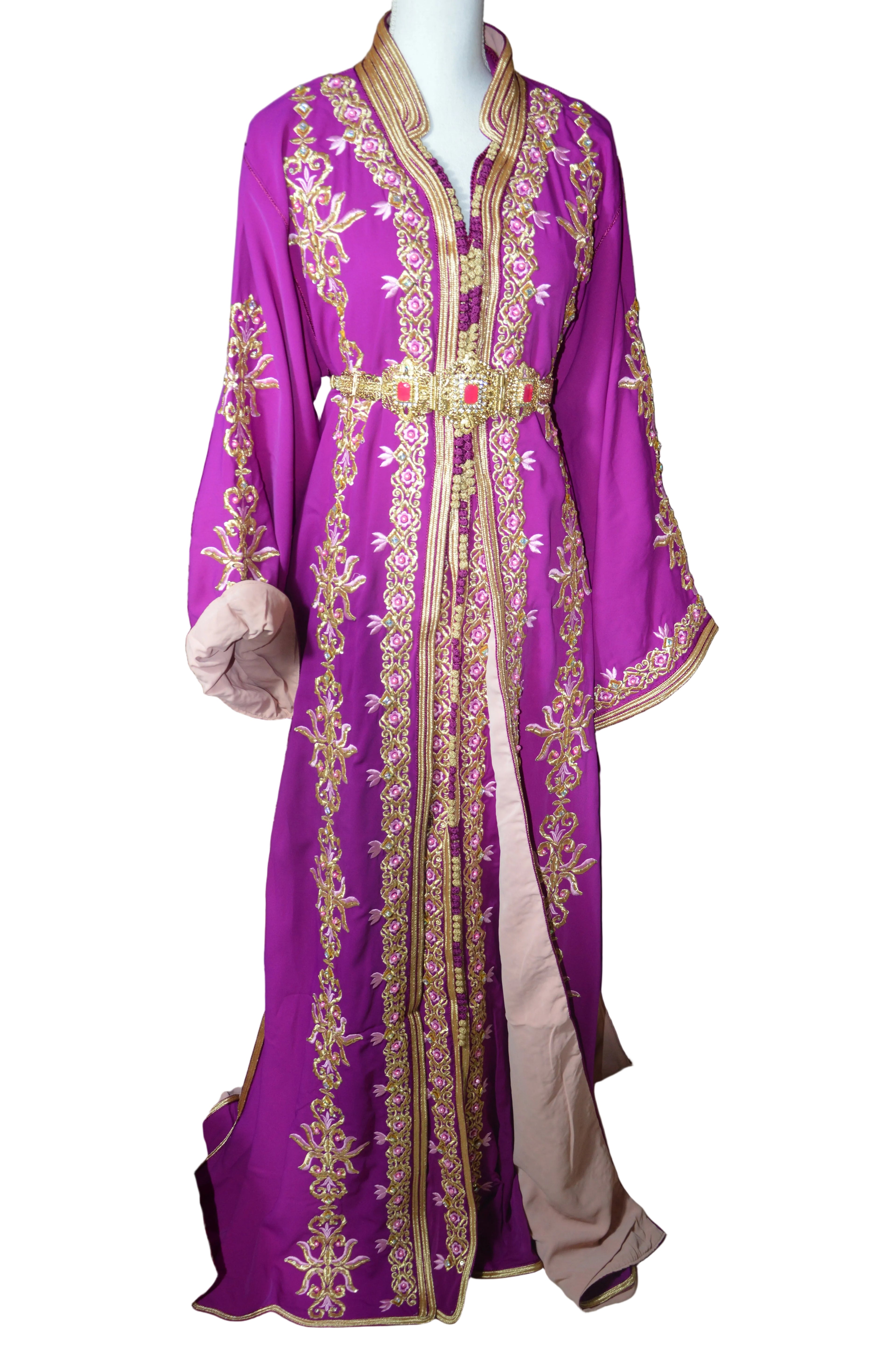 Takchita Fuschia Perle - Luxe Artisanal