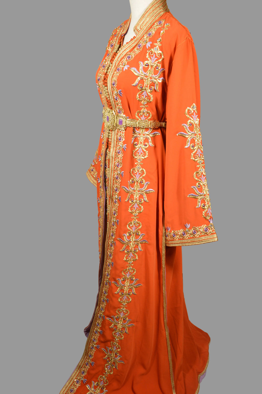 Takchita Orange Perle - Luxe Artisanal