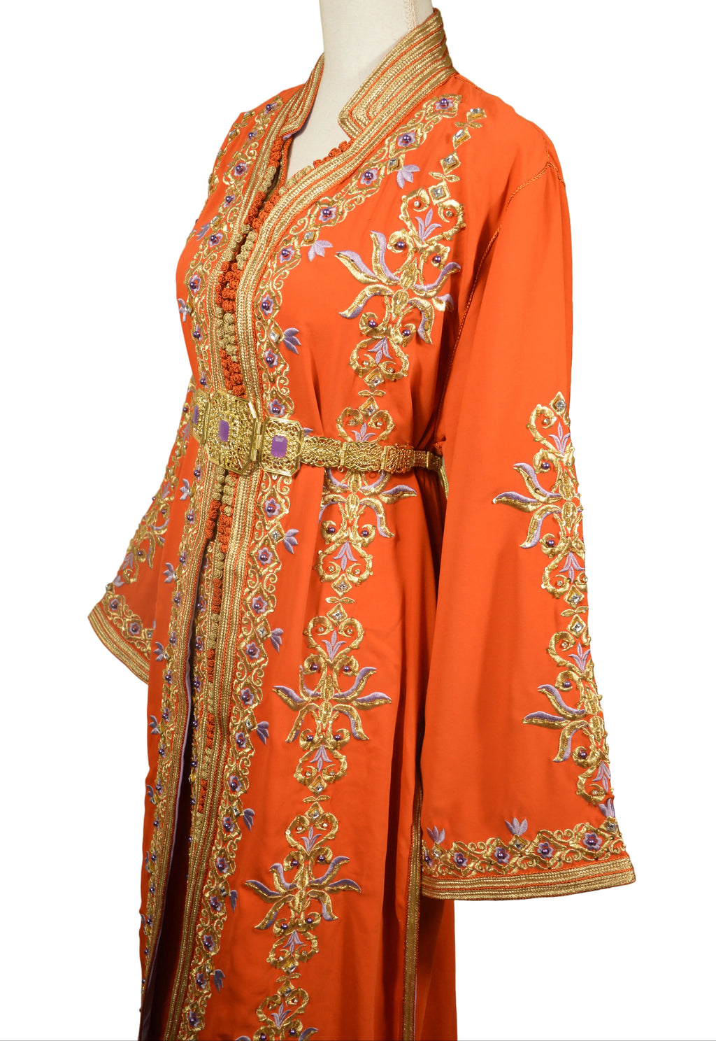 Takchita Orange Perle - Luxe Artisanal