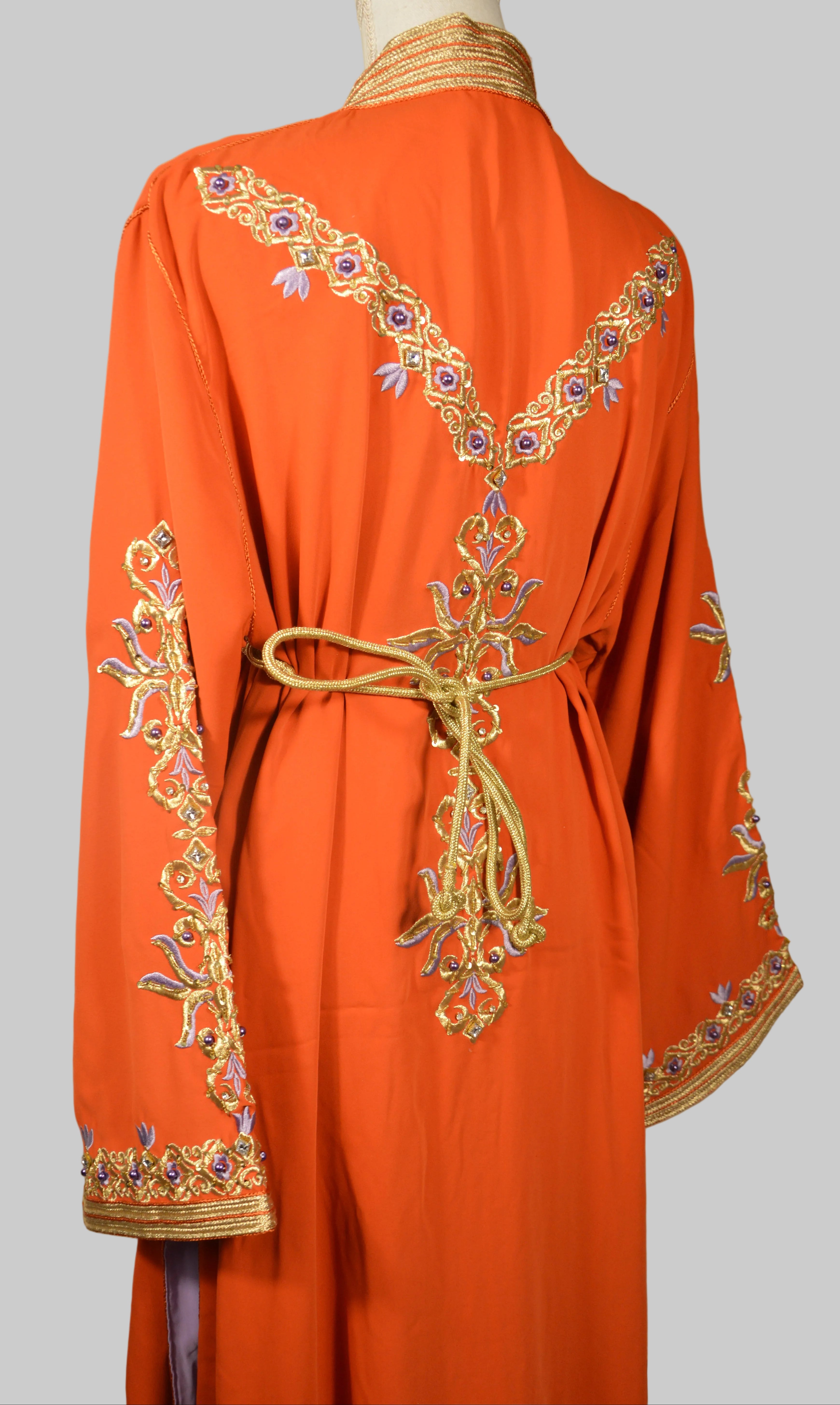 Takchita Orange Perle - Luxe Artisanal