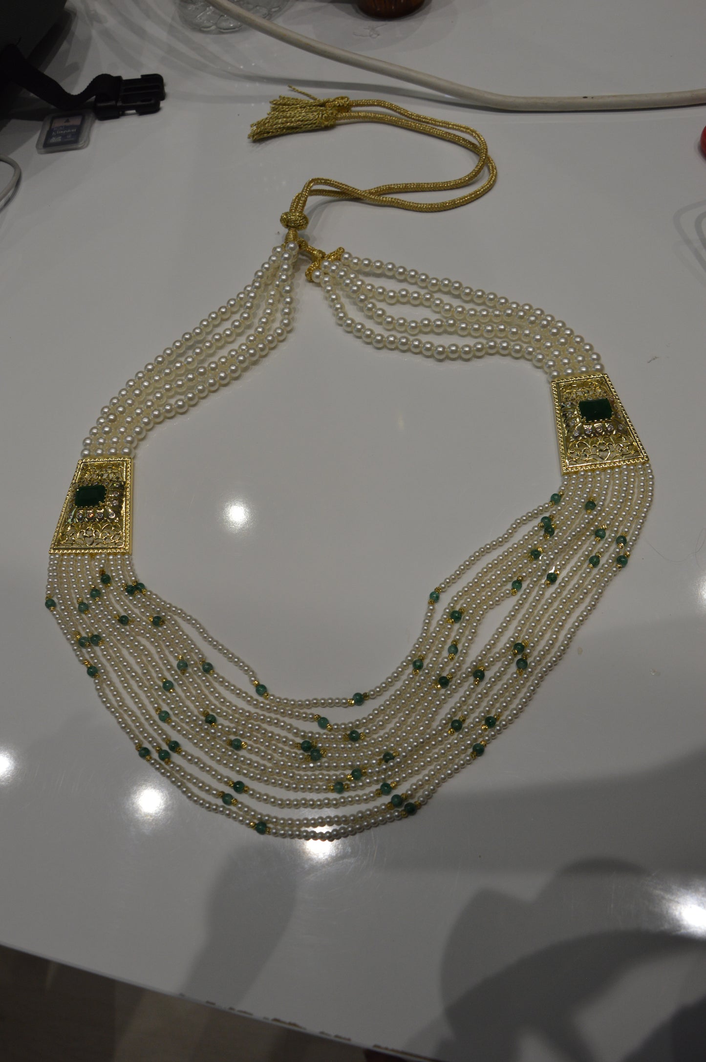 Collier Fassi Vert | Bijou Traditionnel Marocain