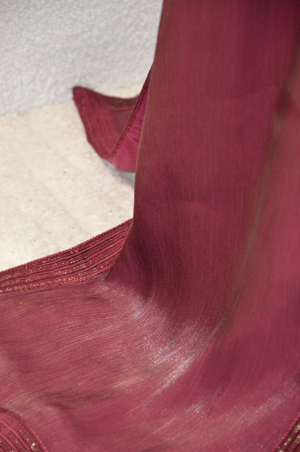 Caftan Organza Bordeaux - Zeynaya Prestige