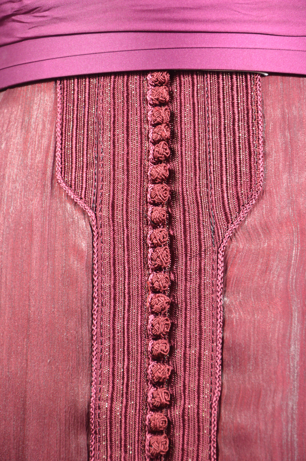 Caftan Organza Bordeaux - Zeynaya Prestige