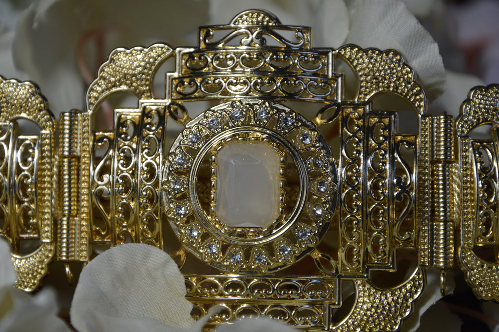 Ceinture orientale « Sultana » — Nacre blanche