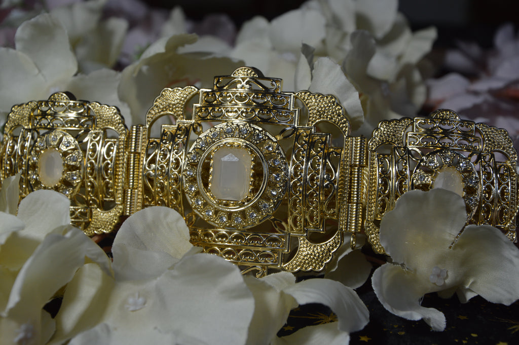 Ceinture orientale « Sultana » — Nacre blanche