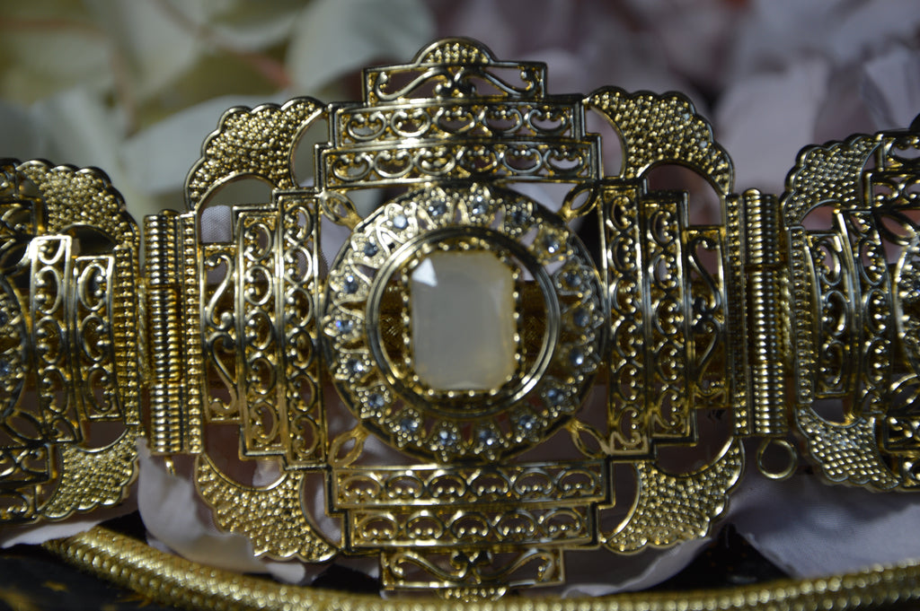 Ceinture orientale « Sultana » — Nacre blanche