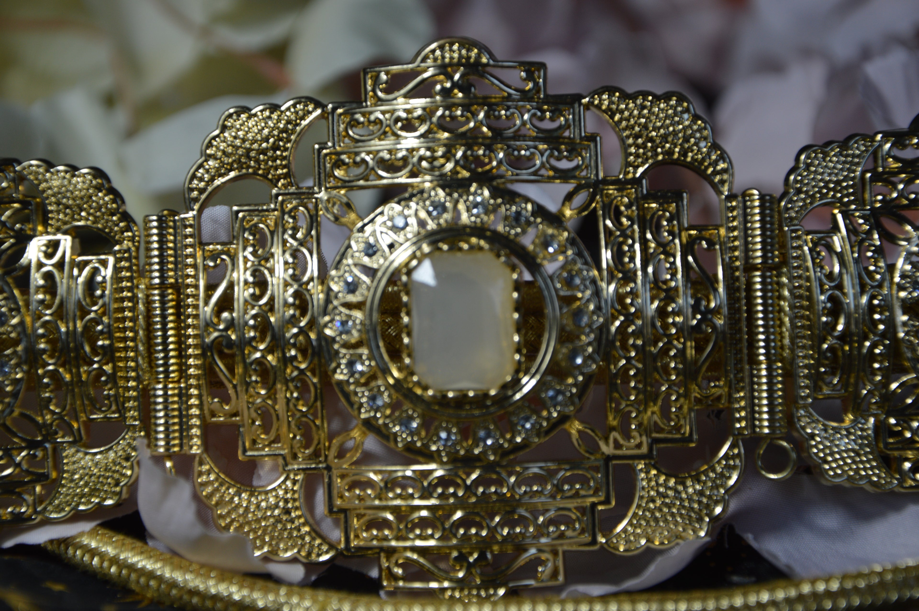 Ceinture orientale « Sultana » — Nacre blanche