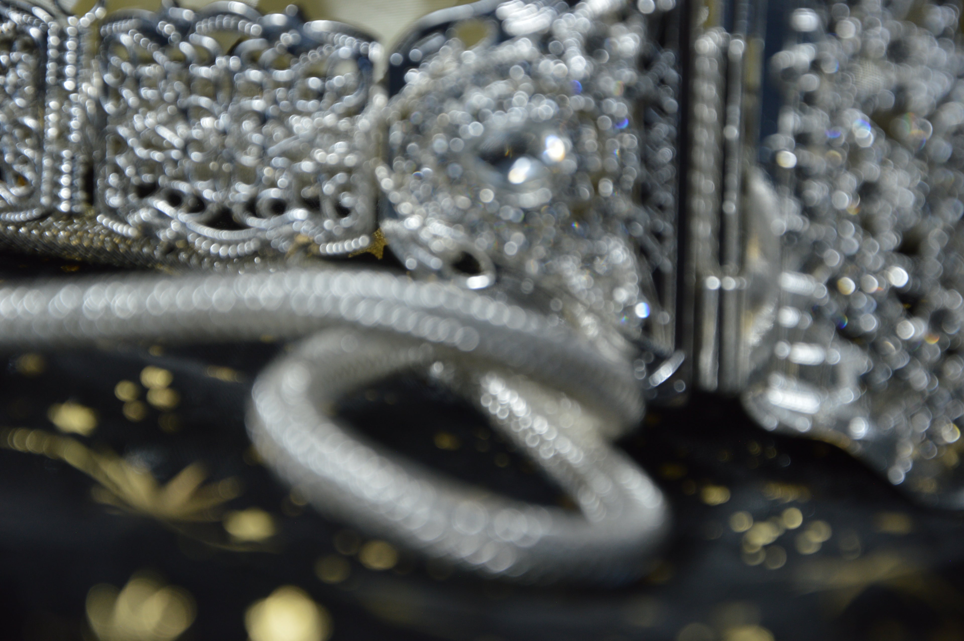 Ceinture orientale cristal « Luna » – Argent