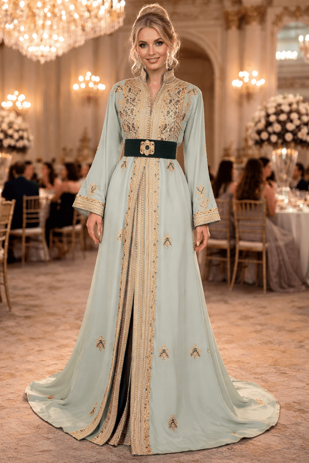Dame_en_caftan_marocain_dansant - ZEYNAYA PRESTIGE 
