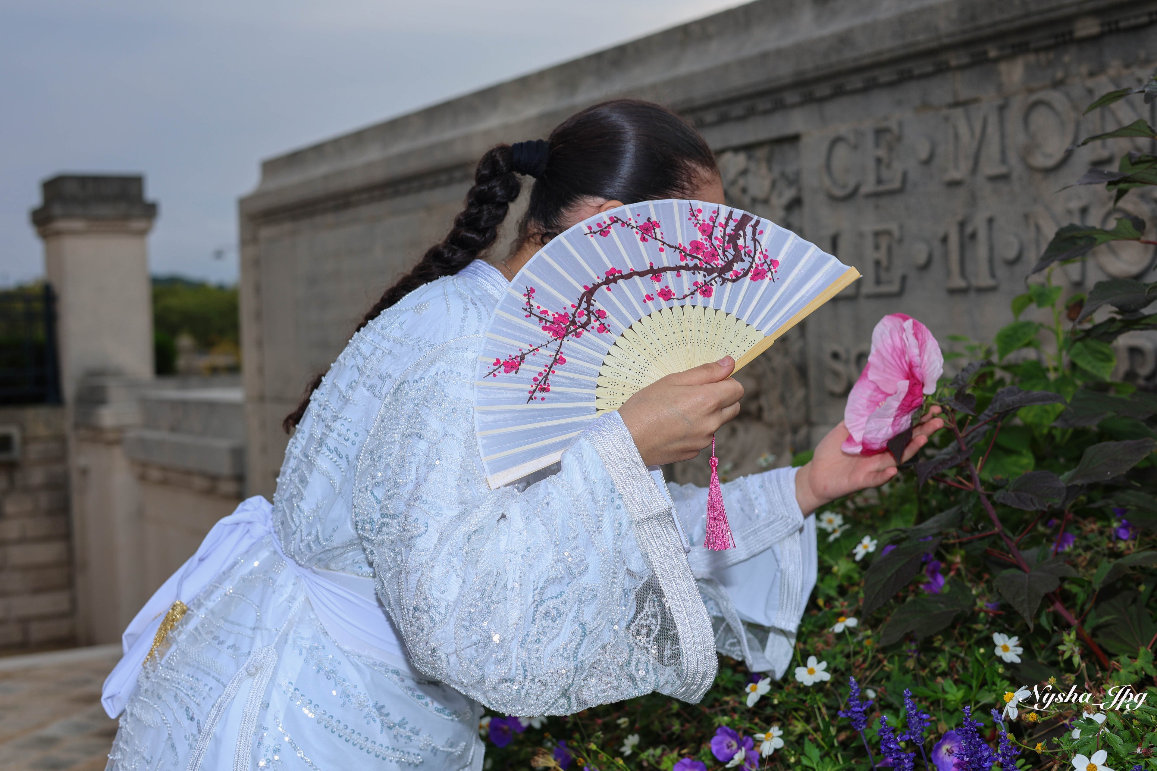 Takchita CRYSTAL BLANC sequins