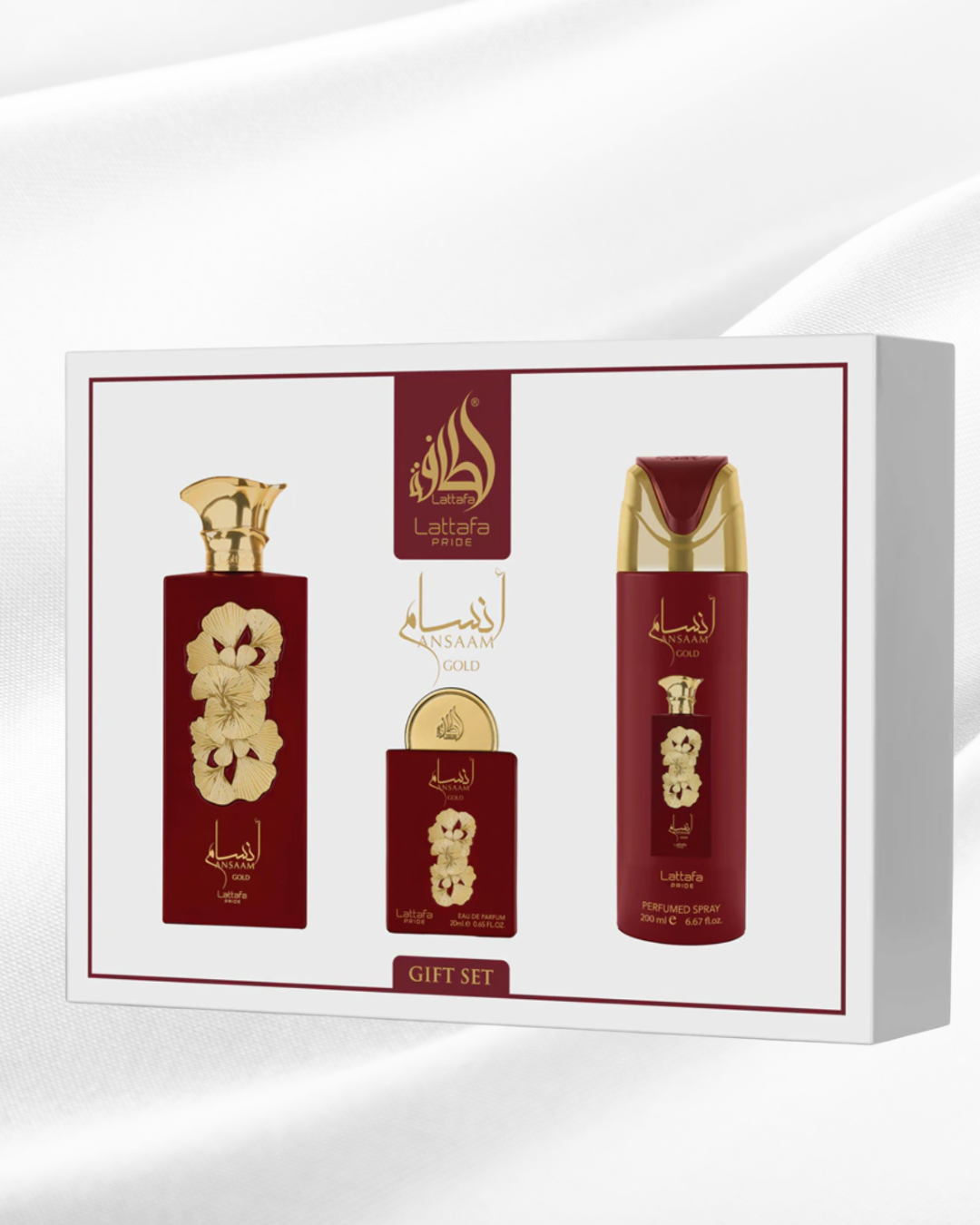 Giftset - Ansaam Gold - 3pc