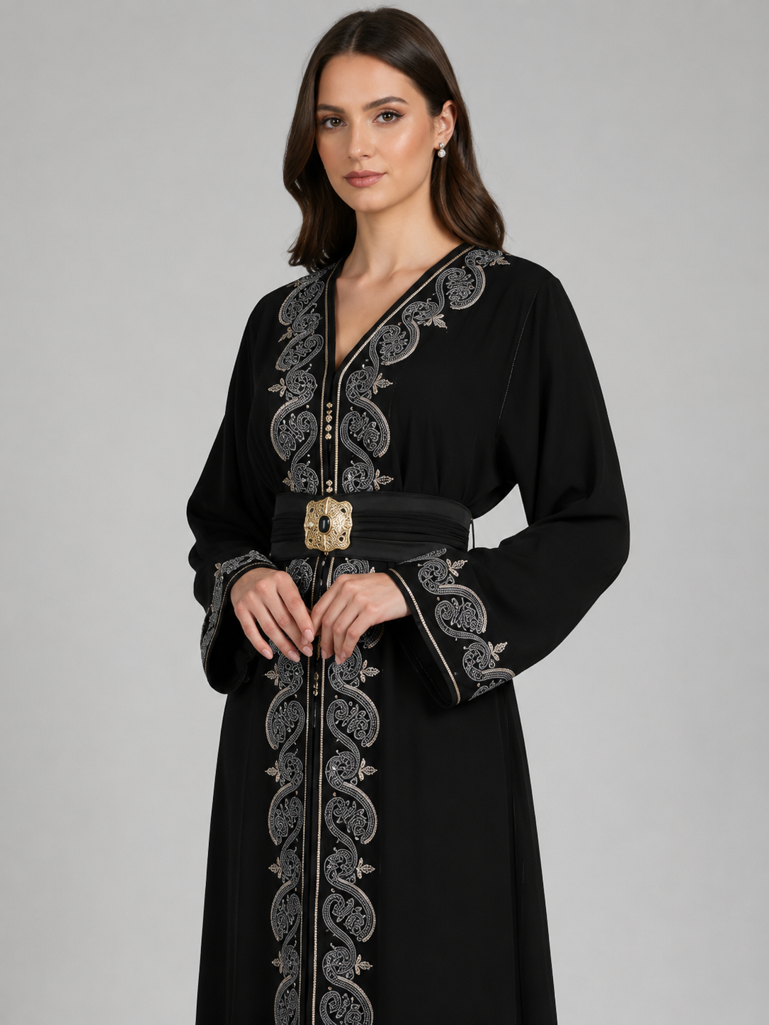Caftan Soumaya Noir