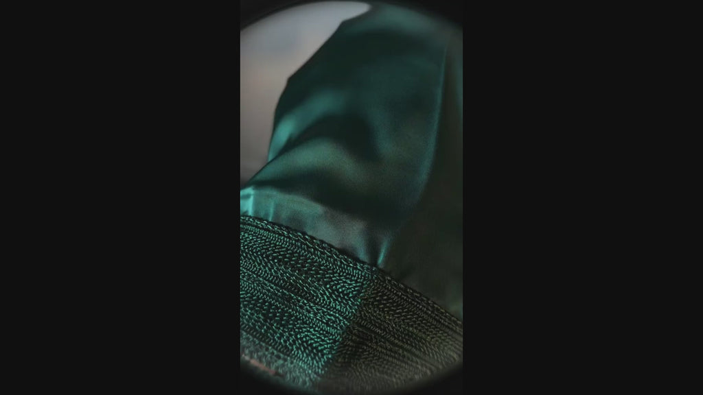 Takchita Crêpe de Soie Émeraude → “Jardin d’Émeraude”