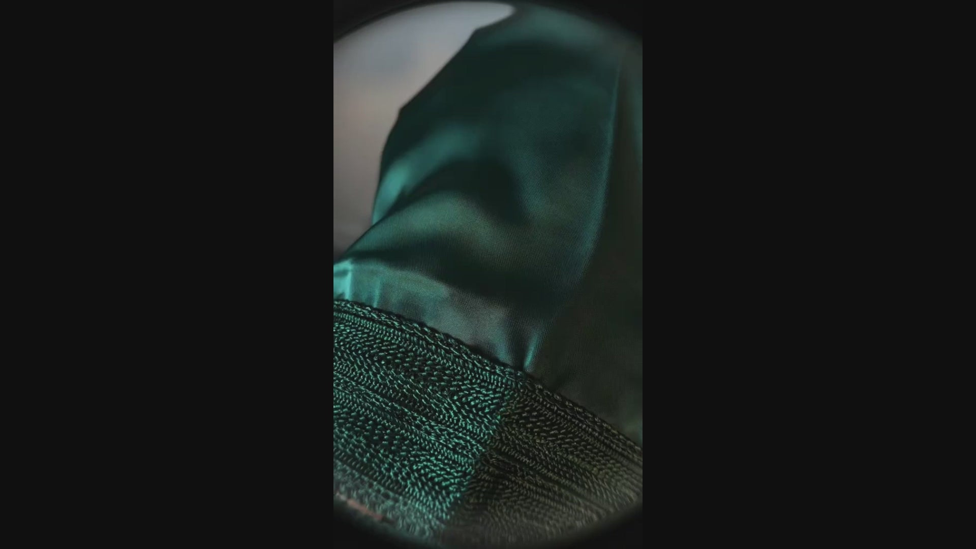 Takchita Crêpe de Soie Émeraude → “Jardin d’Émeraude”